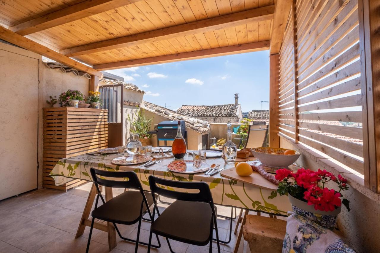 Si-Moutique Le Case Degli Avi Barocche, Con Terrazza Panoramica Modica Exterior foto